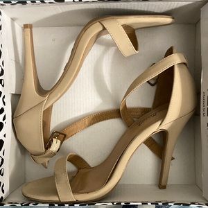 Nude high heels